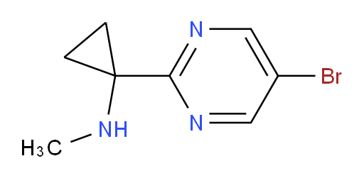 1-(5-bromopyrimidin-2-yl)-N-methylcyclopropan-1-amine