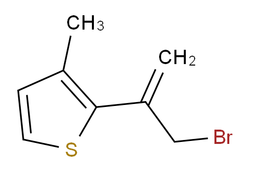 2-(3-bromoprop-1-en-2-yl)-3-methylthiophene