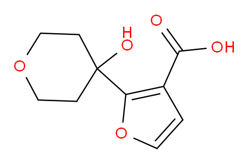 2-(4-hydroxyoxan-4-yl)furan-3-carboxylic acid