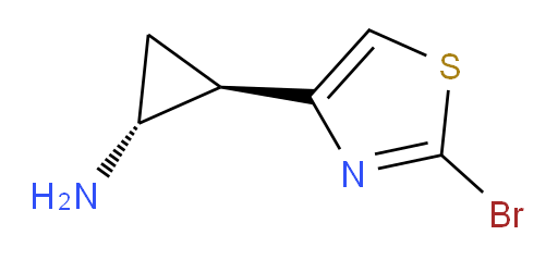 rac-(1R,2R)-2-(2-bromo-1,3-thiazol-4-yl)cyclopropan-1-amine