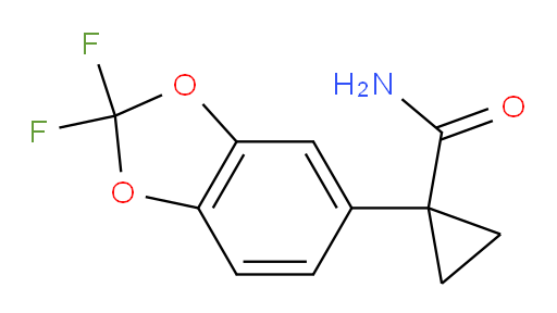1-(2,2-difluoro-1,3-dioxaindan-5-yl)cyclopropane-1-carboxamide