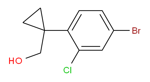 [1-(4-bromo-2-chlorophenyl)cyclopropyl]methanol
