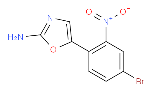 5-(4-bromo-2-nitrophenyl)-1,3-oxazol-2-amine
