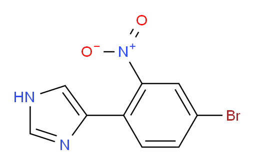 4-(4-bromo-2-nitrophenyl)-1H-imidazole
