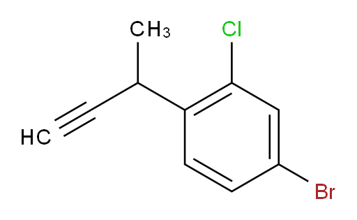 4-bromo-1-(but-3-yn-2-yl)-2-chlorobenzene