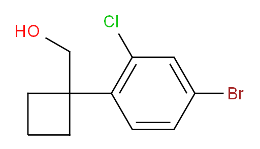 [1-(4-bromo-2-chlorophenyl)cyclobutyl]methanol