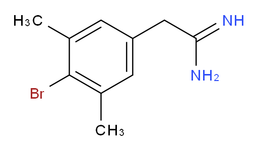 2-(4-bromo-3,5-dimethylphenyl)ethanimidamide