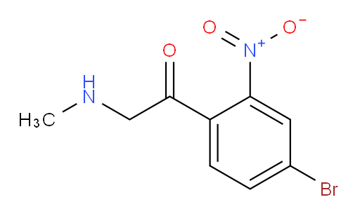 1-(4-bromo-2-nitrophenyl)-2-(methylamino)ethan-1-one