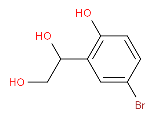 1-(5-bromo-2-hydroxyphenyl)ethane-1,2-diol