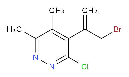 4-(3-bromoprop-1-en-2-yl)-3-chloro-5,6-dimethylpyridazine