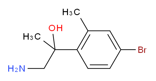1-amino-2-(4-bromo-2-methylphenyl)propan-2-ol