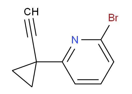 2-bromo-6-(1-ethynylcyclopropyl)pyridine