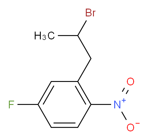 2-(2-bromopropyl)-4-fluoro-1-nitrobenzene