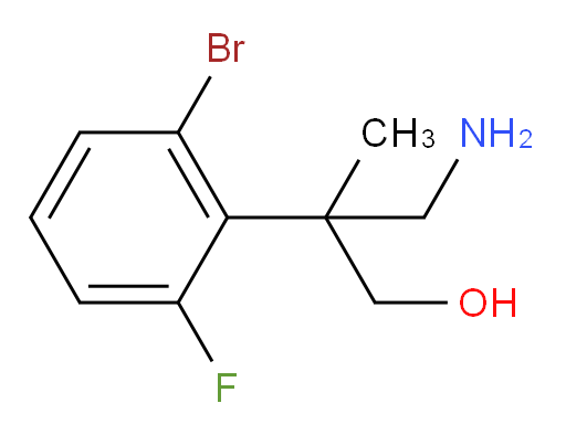 3-amino-2-(2-bromo-6-fluorophenyl)-2-methylpropan-1-ol