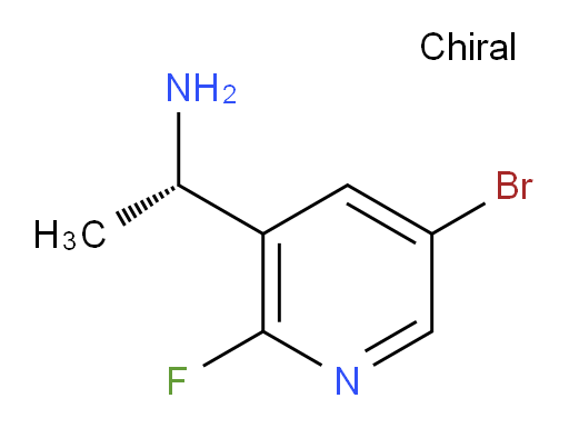 (1S)-1-(5-bromo-2-fluoropyridin-3-yl)ethan-1-amine