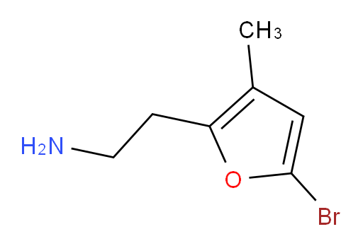 2-(5-bromo-3-methylfuran-2-yl)ethan-1-amine