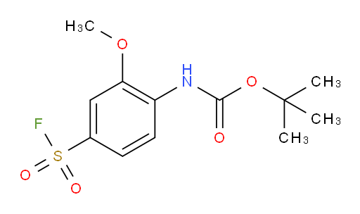 tert-butyl N-[4-(fluorosulfonyl)-2-methoxyphenyl]carbamate