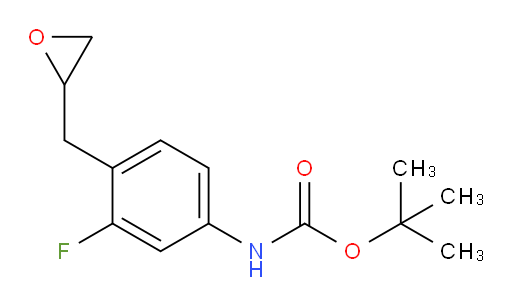 tert-butyl N-{3-fluoro-4-[(oxiran-2-yl)methyl]phenyl}carbamate