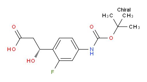 (3R)-3-(4-{[(tert-butoxy)carbonyl]amino}-2-fluorophenyl)-3-hydroxypropanoic acid