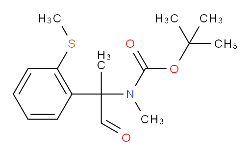 tert-butyl N-methyl-N-{2-[2-(methylsulfanyl)phenyl]-1-oxopropan-2-yl}carbamate