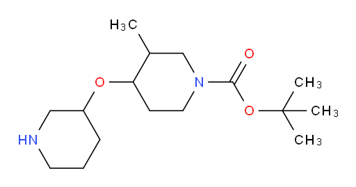 tert-butyl 3-methyl-4-(piperidin-3-yloxy)piperidine-1-carboxylate