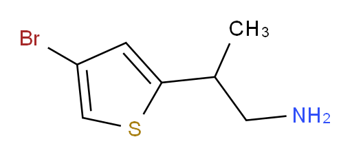 2-(4-bromothiophen-2-yl)propan-1-amine