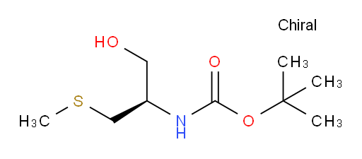 tert-butyl N-[(2R)-1-hydroxy-3-(methylsulfanyl)propan-2-yl]carbamate