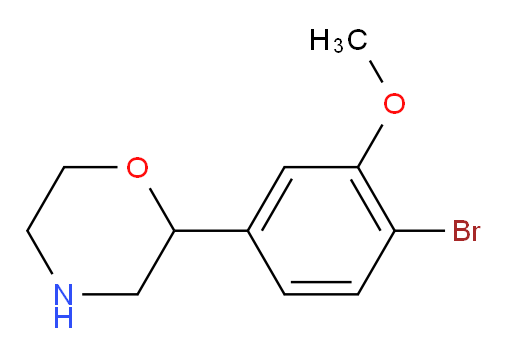 2-(4-bromo-3-methoxyphenyl)morpholine