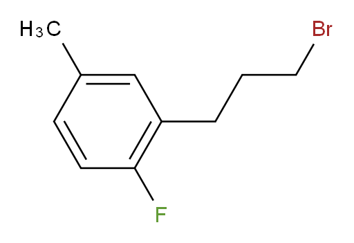 2-(3-bromopropyl)-1-fluoro-4-methylbenzene