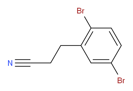 3-(2,5-dibromophenyl)propanenitrile