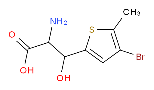 2-amino-3-(4-bromo-5-methylthiophen-2-yl)-3-hydroxypropanoic acid