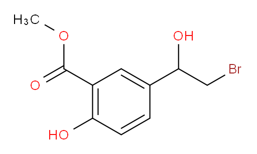 methyl 5-(2-bromo-1-hydroxyethyl)-2-hydroxybenzoate