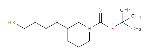 tert-butyl 3-(4-sulfanylbutyl)piperidine-1-carboxylate