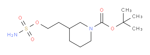 tert-butyl 3-[2-(sulfamoyloxy)ethyl]piperidine-1-carboxylate