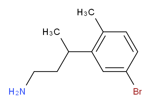 3-(5-bromo-2-methylphenyl)butan-1-amine