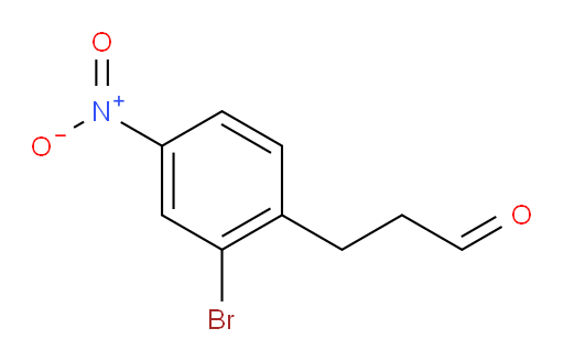 3-(2-bromo-4-nitrophenyl)propanal
