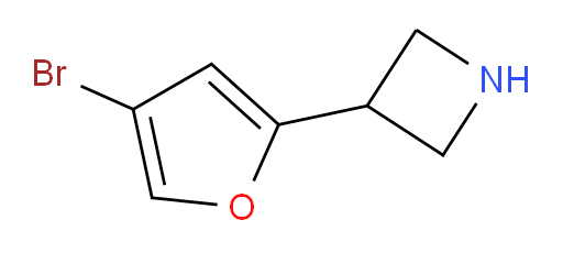 3-(4-bromofuran-2-yl)azetidine