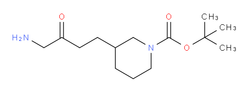 tert-butyl 3-(4-amino-3-oxobutyl)piperidine-1-carboxylate