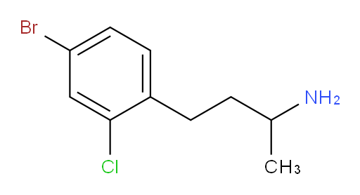 4-(4-bromo-2-chlorophenyl)butan-2-amine