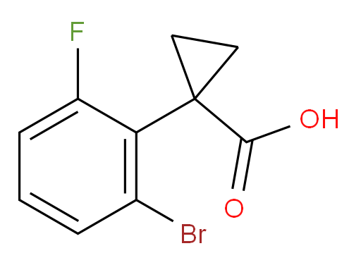 1-(2-bromo-6-fluorophenyl)cyclopropane-1-carboxylic acid