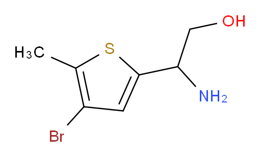 2-amino-2-(4-bromo-5-methylthiophen-2-yl)ethan-1-ol