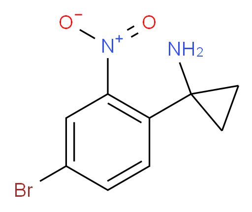 1-(4-bromo-2-nitrophenyl)cyclopropan-1-amine