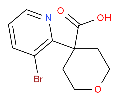 4-(3-bromopyridin-2-yl)oxane-4-carboxylic acid