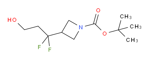 tert-butyl 3-(1,1-difluoro-3-hydroxypropyl)azetidine-1-carboxylate