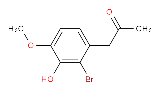 1-(2-bromo-3-hydroxy-4-methoxyphenyl)propan-2-one