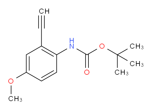 tert-butyl N-(2-ethynyl-4-methoxyphenyl)carbamate