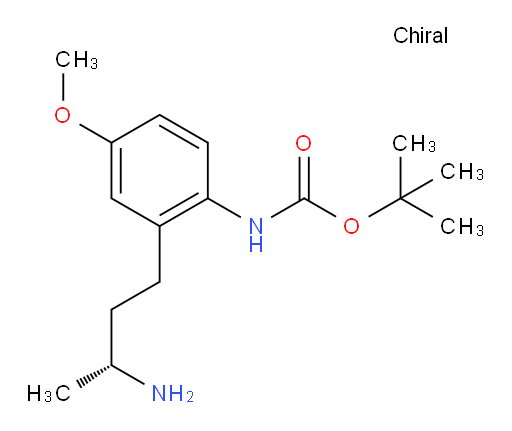 tert-butyl N-{2-[(3R)-3-aminobutyl]-4-methoxyphenyl}carbamate