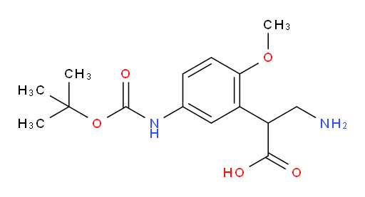 3-amino-2-(5-{[(tert-butoxy)carbonyl]amino}-2-methoxyphenyl)propanoic acid