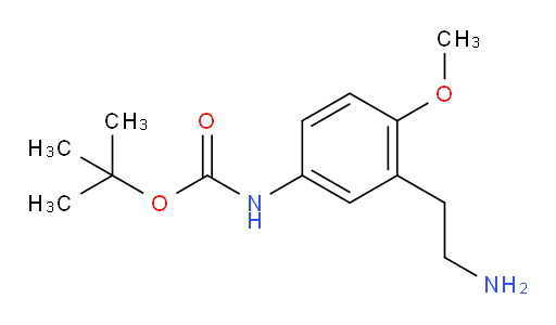 tert-butyl N-[3-(2-aminoethyl)-4-methoxyphenyl]carbamate