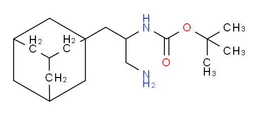 tert-butyl N-[1-(adamantan-1-yl)-3-aminopropan-2-yl]carbamate
